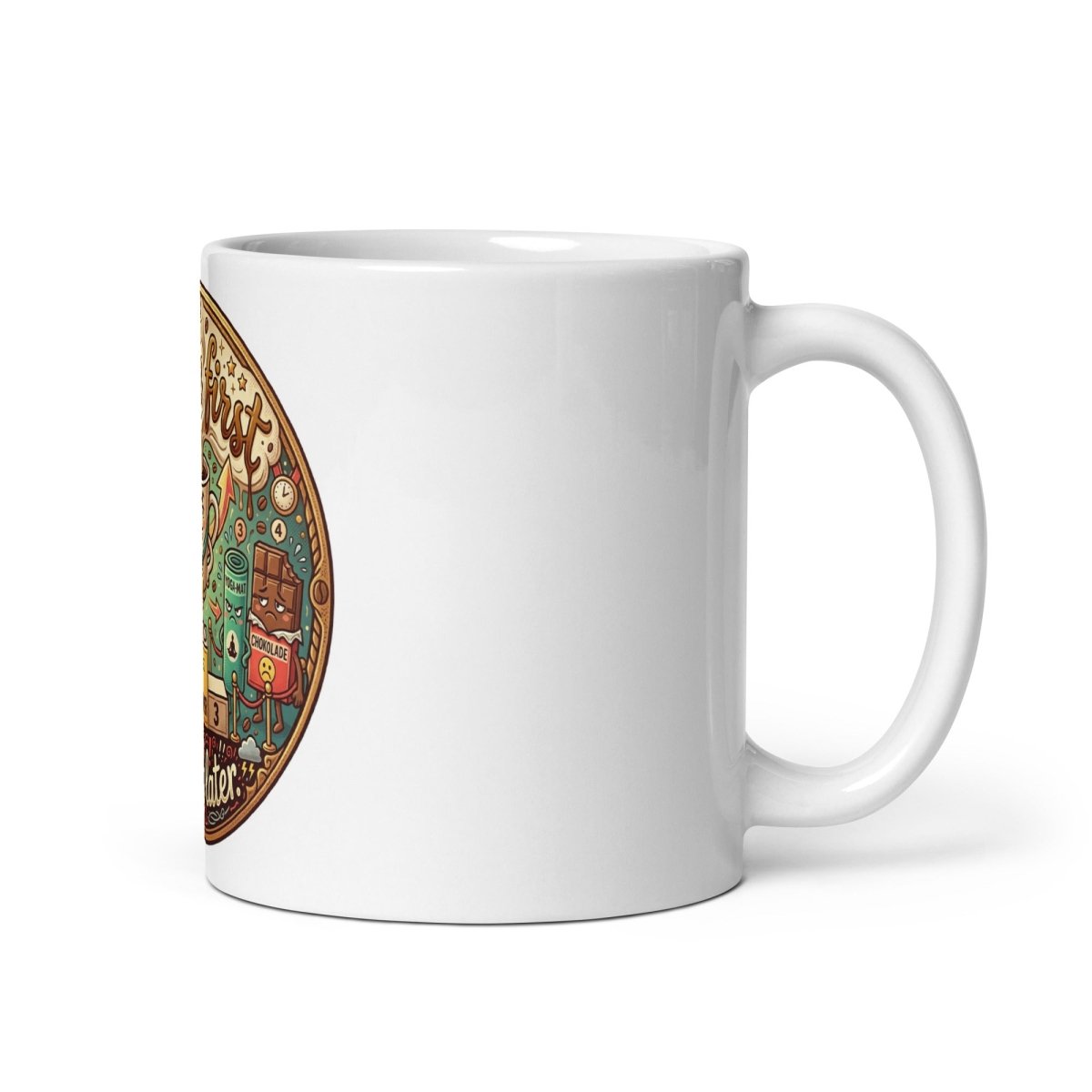 Funny Mug - Coffe First... Coping Later.