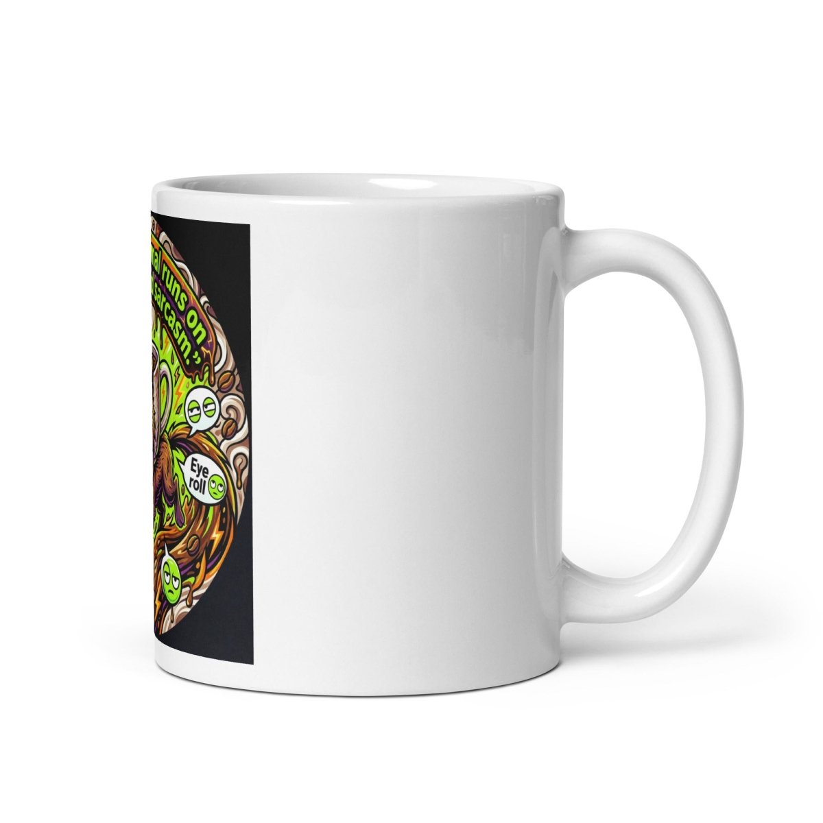 Funny Mug - My Spirit Animal Runs On Caffeine & Sarcasm.