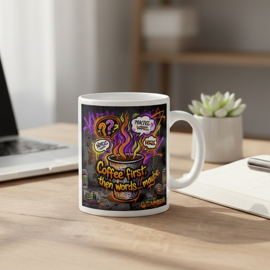 Coffee First, Then Words... Maybe – Office Lifestyle