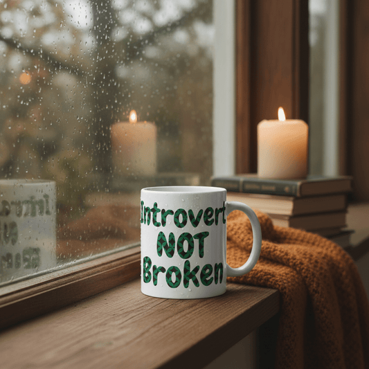 Introvert NOT Broken - Lifestyle Mockup