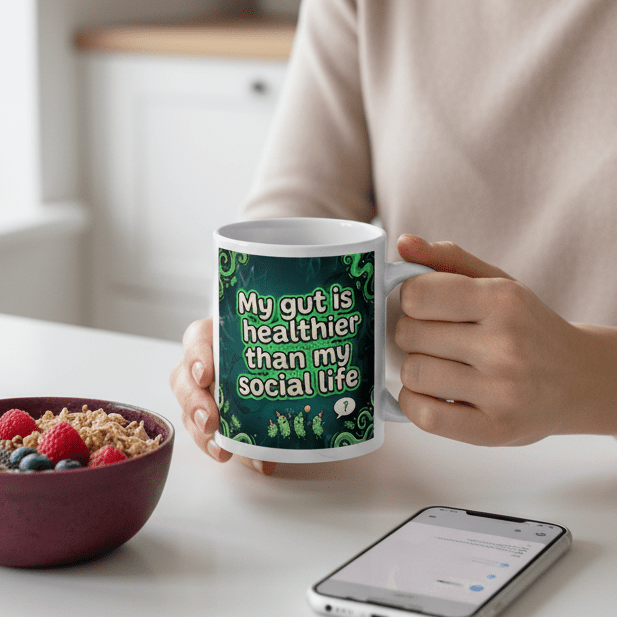 My Gut Is Healthier Than My Social Life - Version 2