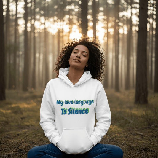 My Love Language Is Silence - Lifestyle Mockup