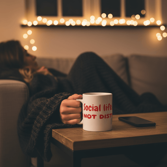 Social Life Do Not Disturb - Lifestyle Mockup