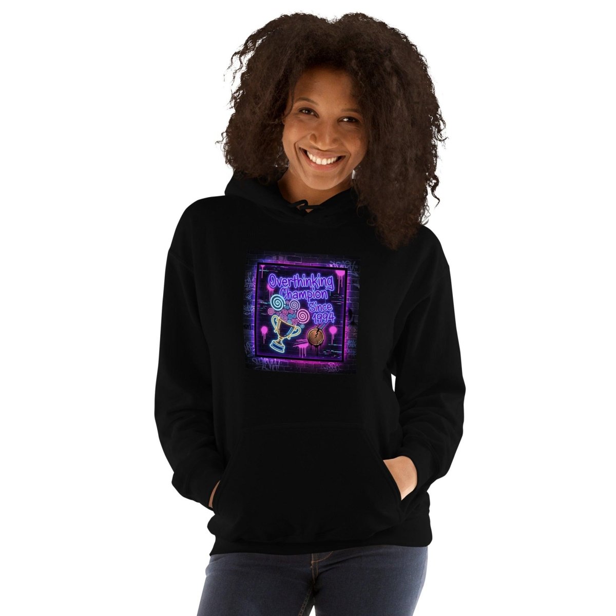 Funny Hoodie - Overthinking Champion Since 1994.