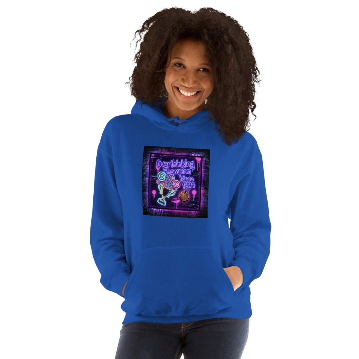 Funny Hoodie - Overthinking Champion Since 1994.