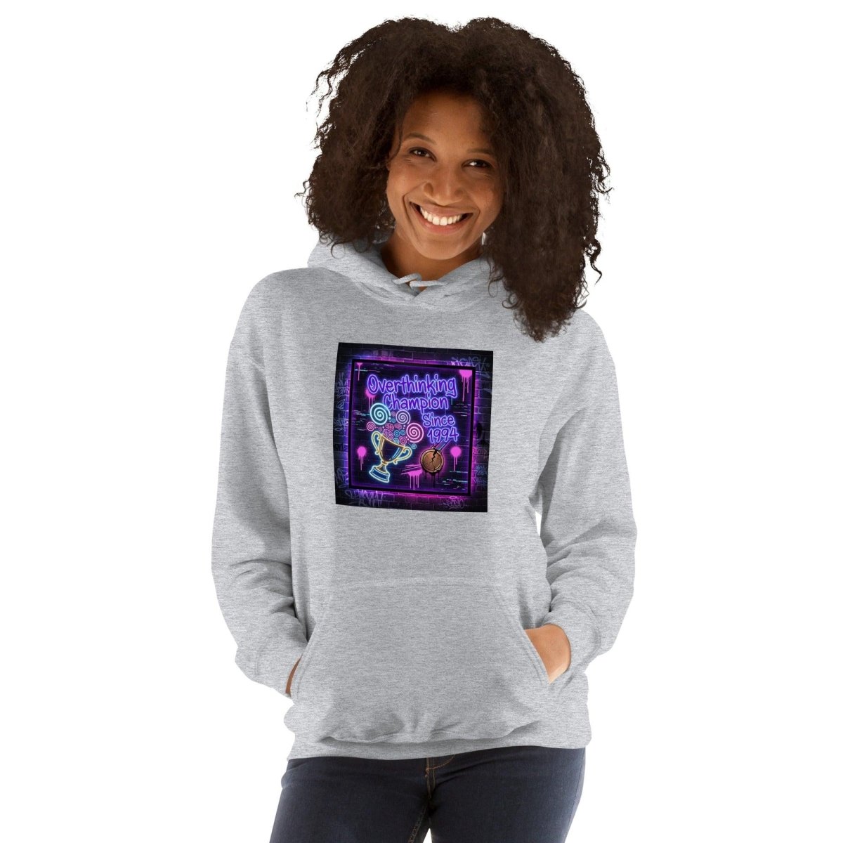 Funny Hoodie - Overthinking Champion Since 1994.