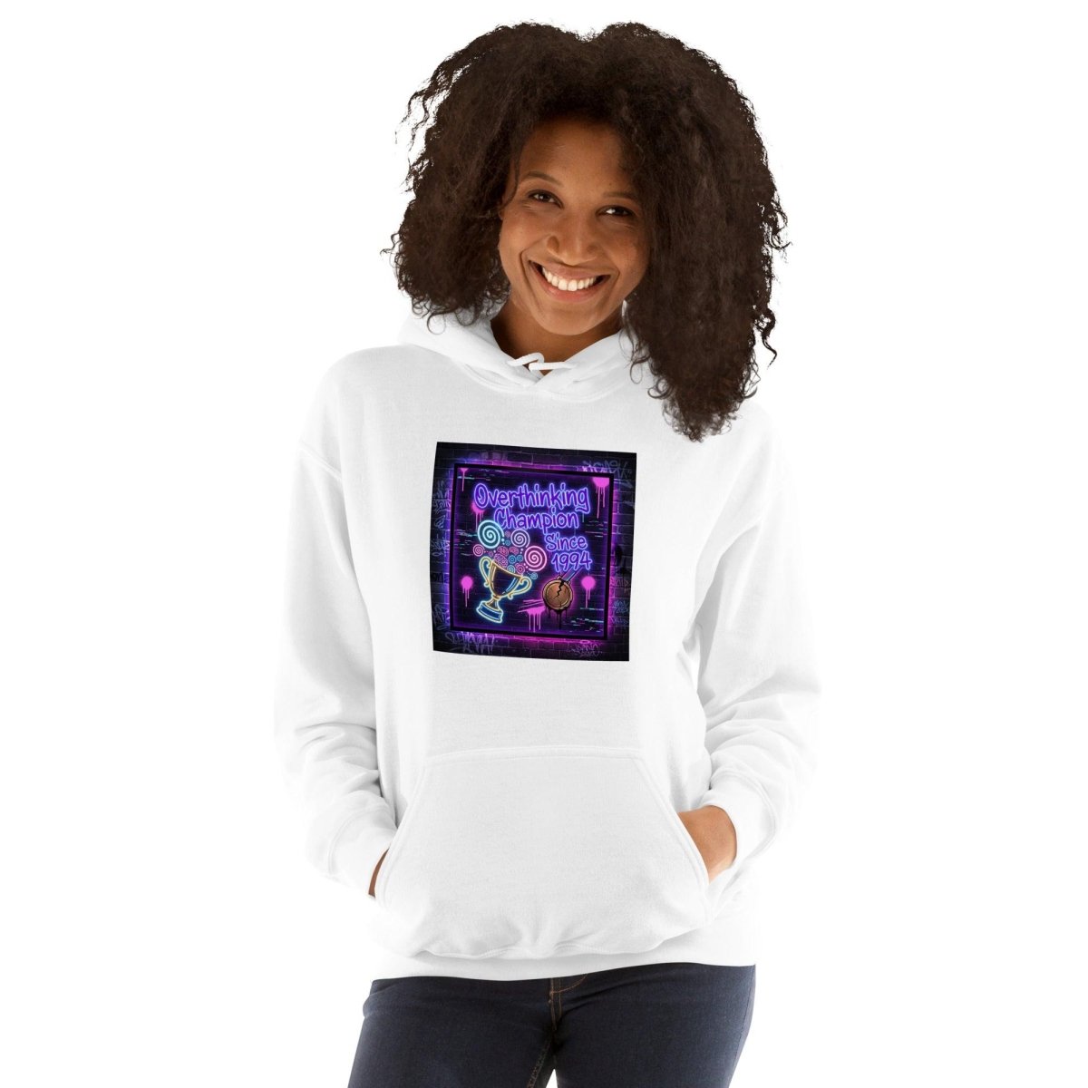 Funny Hoodie - Overthinking Champion Since 1994.