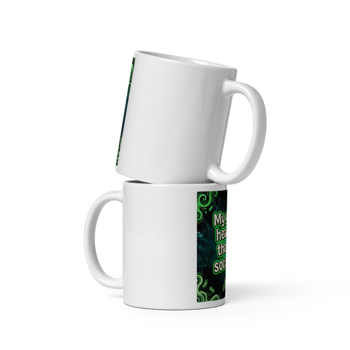 Funny Mug - My Gut Is Healthier Than My Social Life.