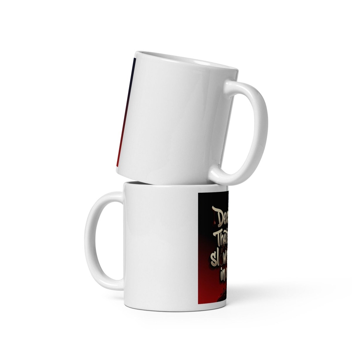 Funny Mug - Decaf? That's Just Slow Suicide In A Cup..