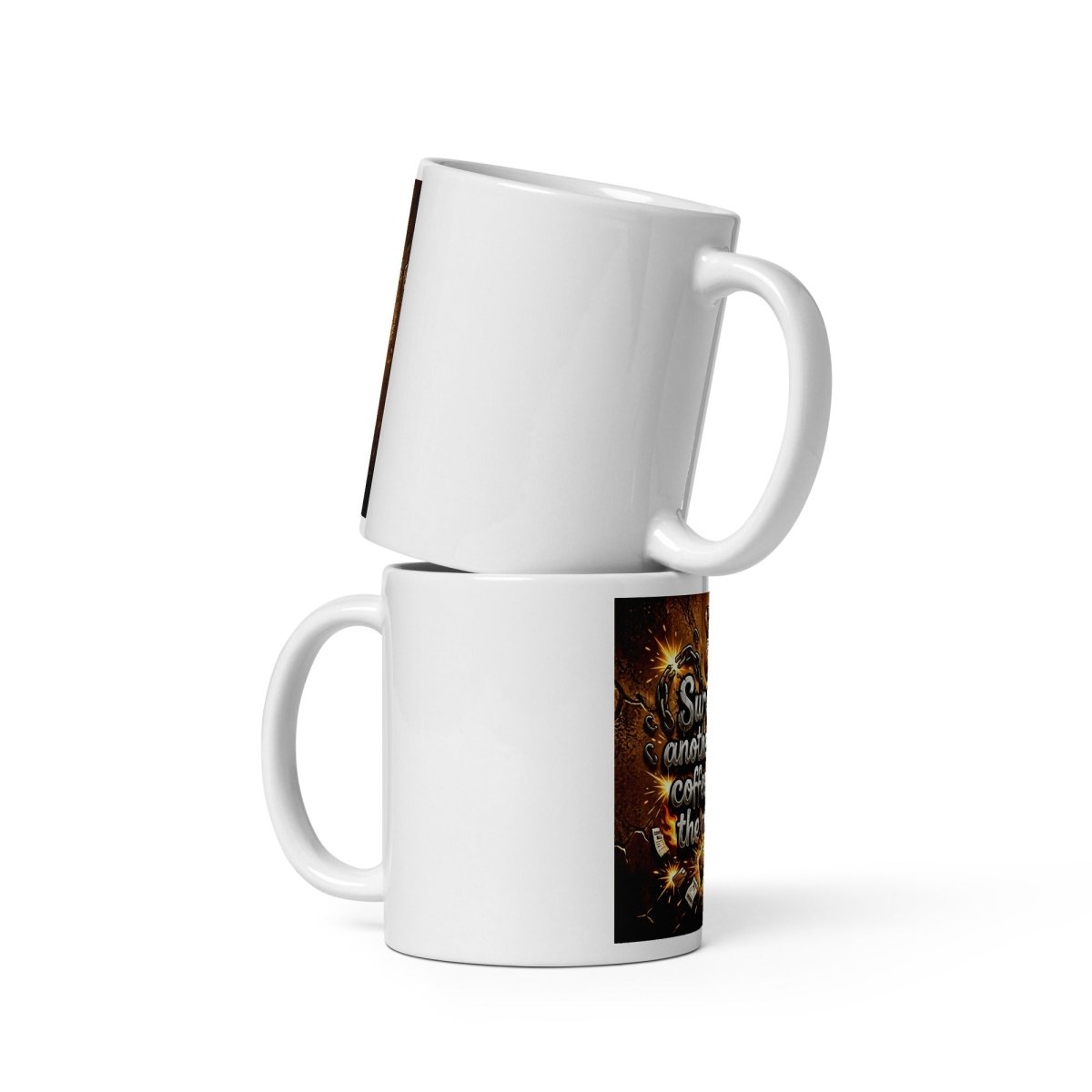 Funny Mug - Survived another Day, Coffee Gets The Credit.