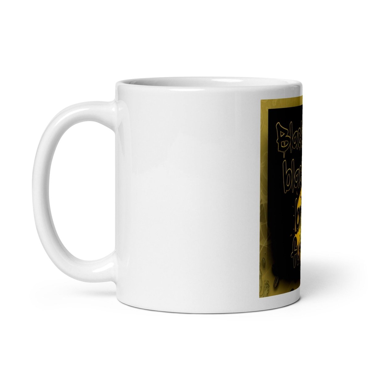Funny Mug - Black Soul, Black Coffee, Bright Future..