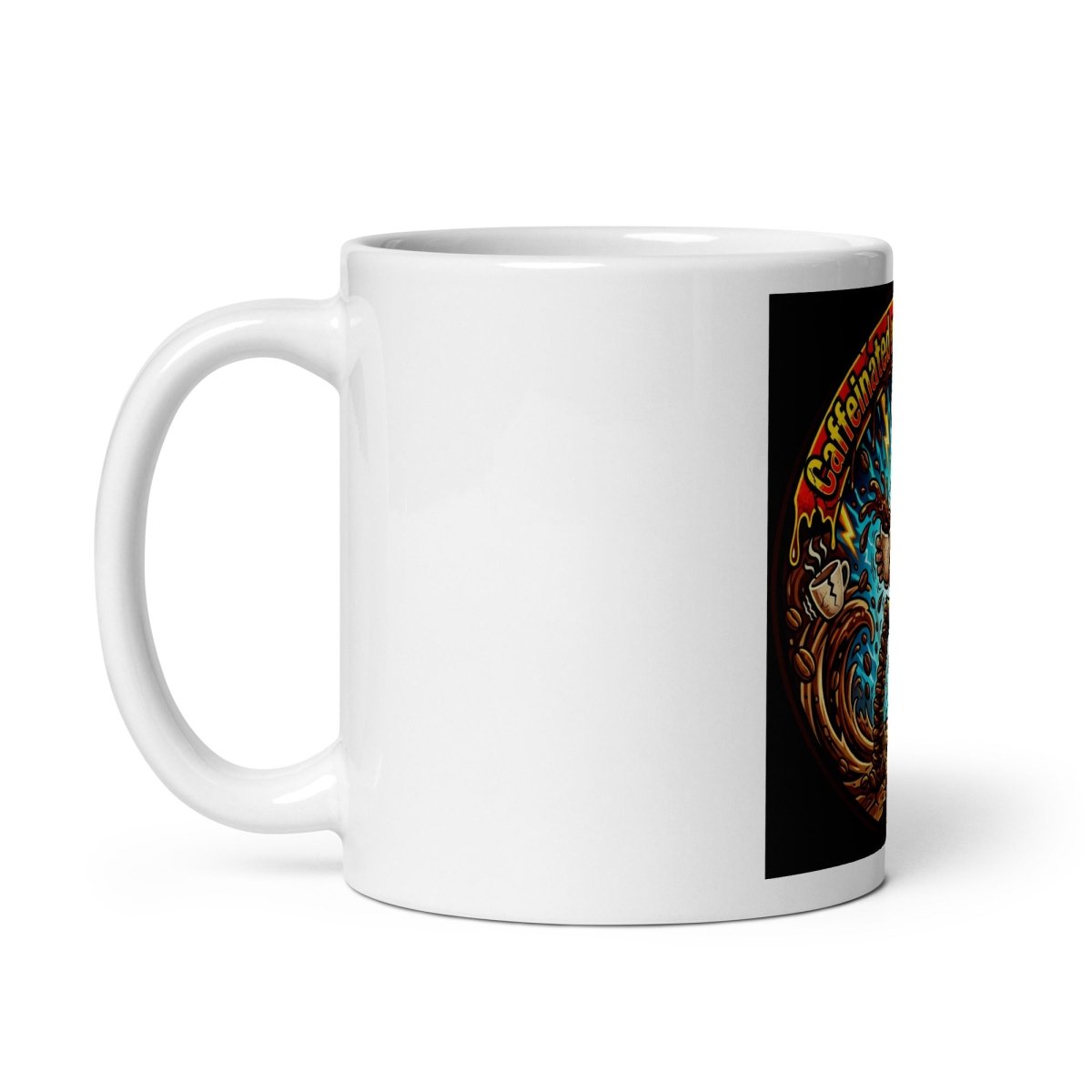 Funny Mug - Caffeinated And Barely Stable.