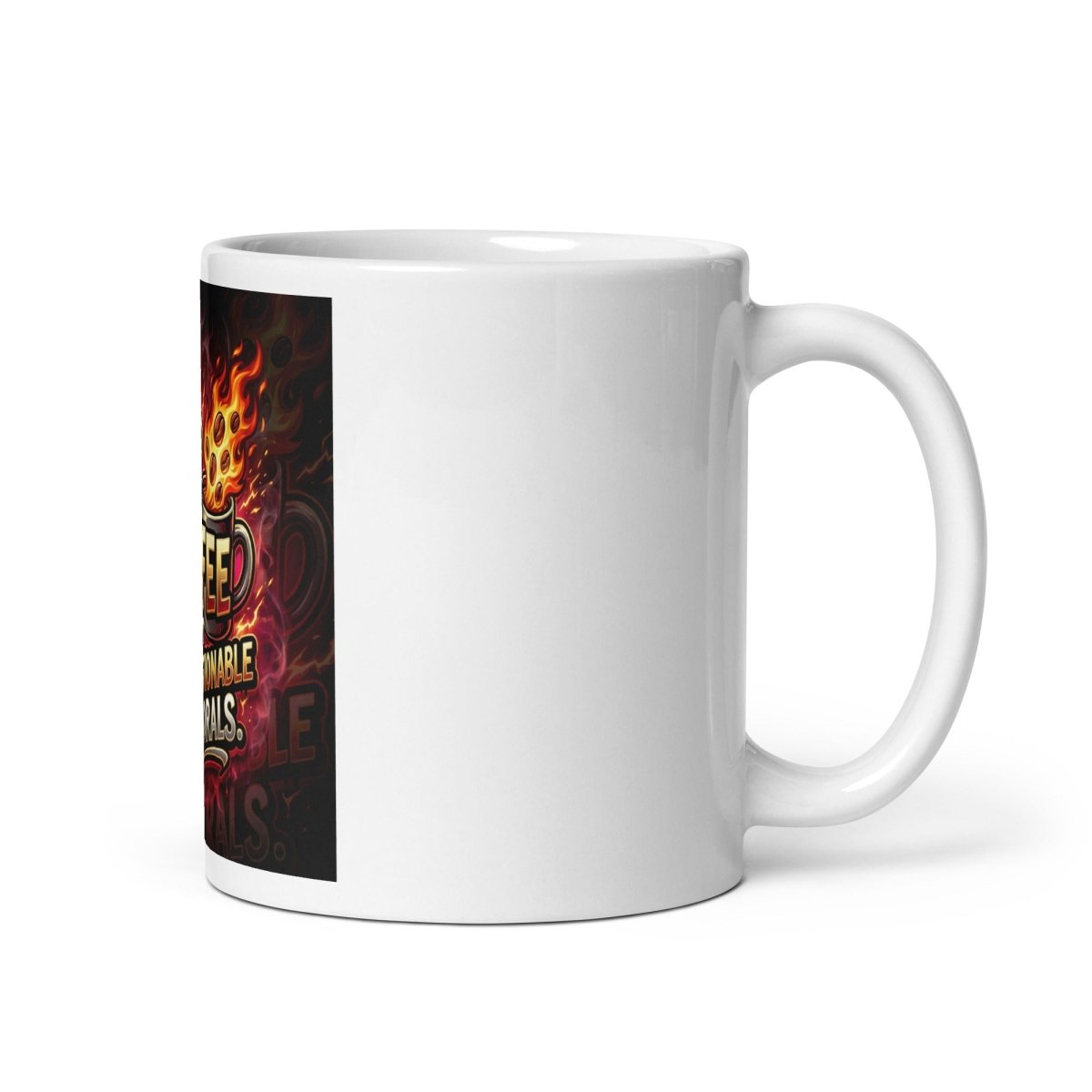 Funny Mug - Fueled By Coffee And Questionable Choices.