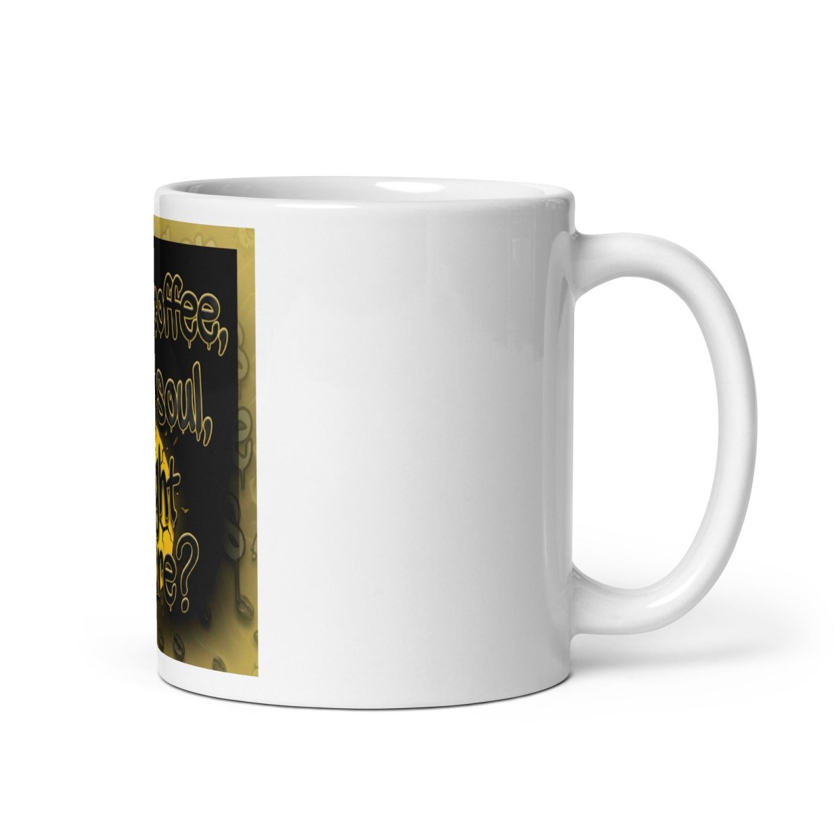 Funny Mug - Black Soul, Black Coffee, Bright Future..